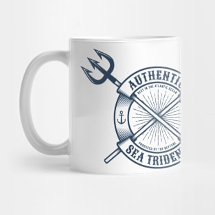 Vintage hipster navy tattoo print with tridents and anchors Mug